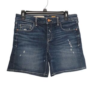 Pilcro and Letterpress Anthropologie  Denim Blue Jean Shorts sz 28 Small
